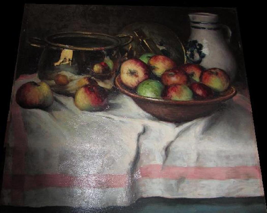 Nature morte aux pommes
