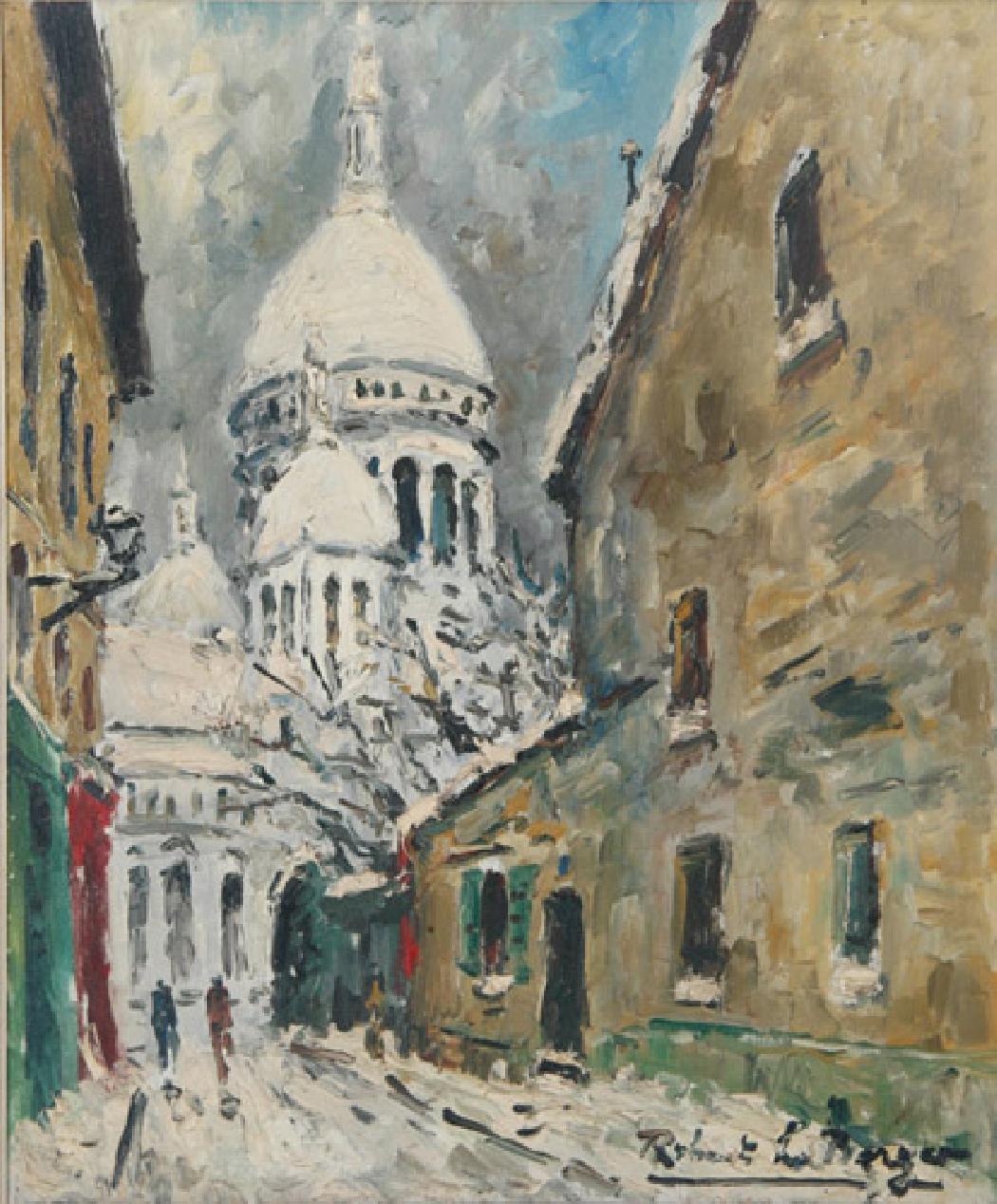 Montmartre sous la neige