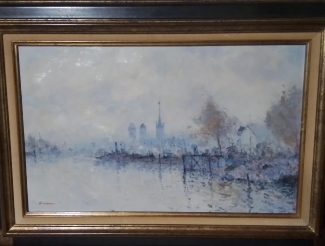 Bords de Seine près de Rouen - HST 38 x 55 cm
