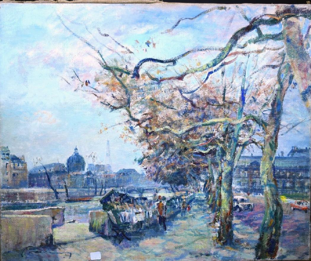Paris, les quais et Le Louvre-Zimmermann 1904+1991-René 