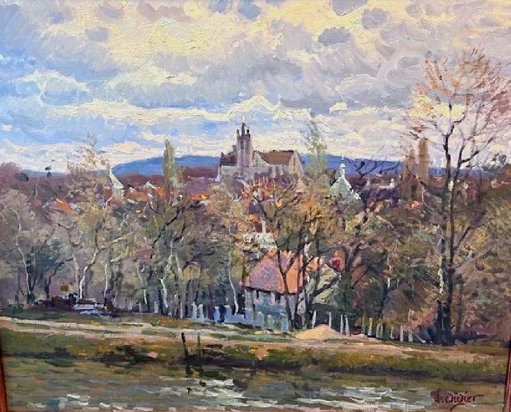 Vue de Moret-sur-Loing et son Eglise -Didier 1954+-Luc