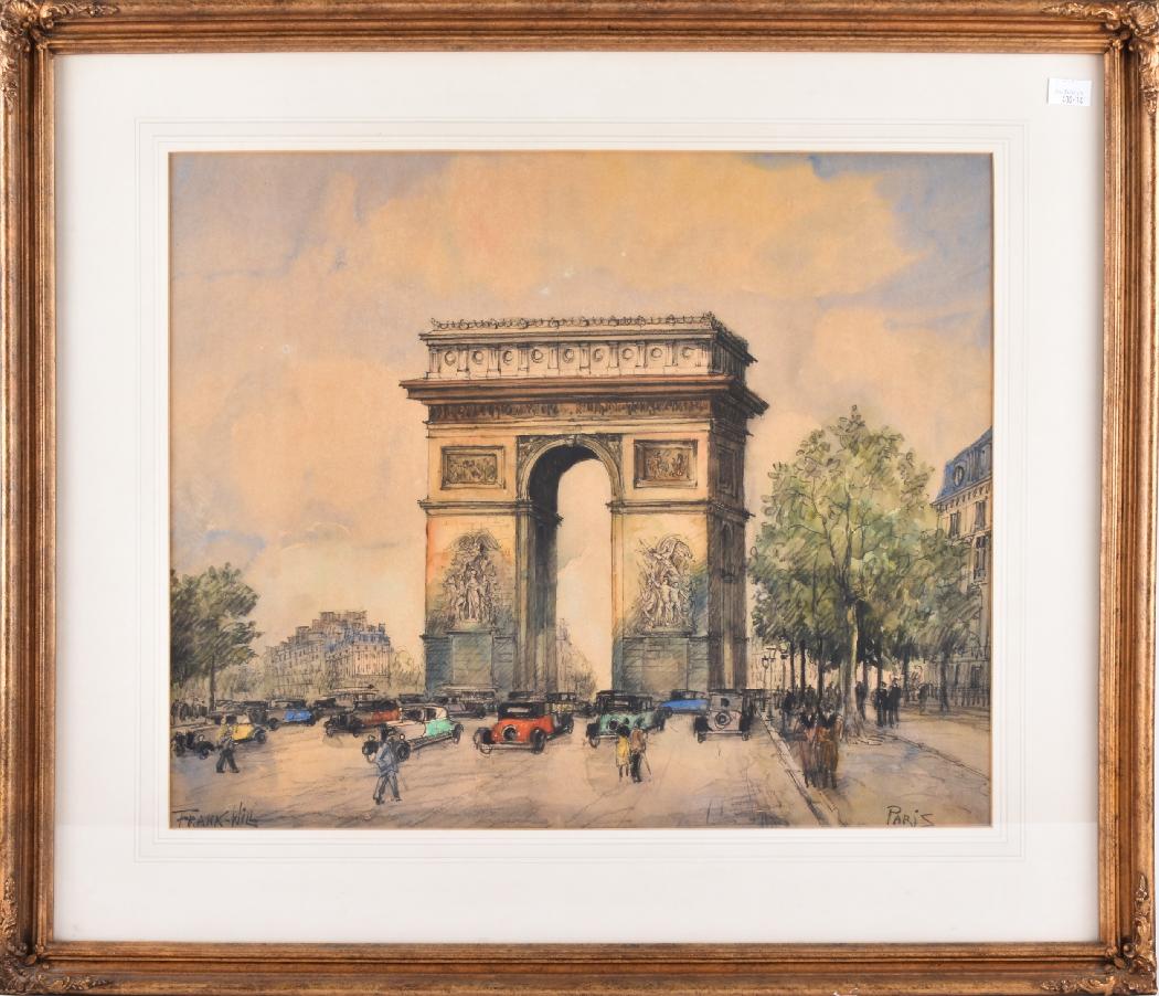L’arc de triomphe – Technique mixte – 53 x 44 cm