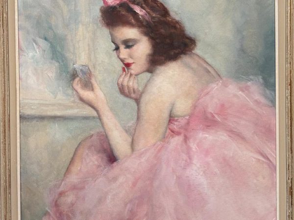 Ballerine en rose – HST – 60 x 76 cm