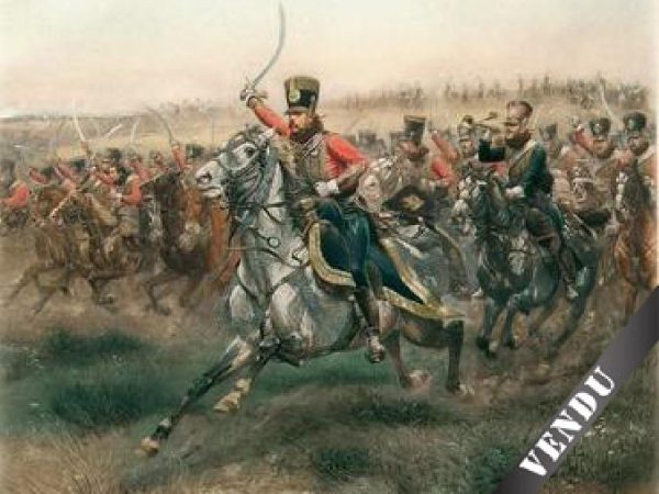 “Vive l’Empereur” gravure rehaussée – 71,5 x 87,5 cm