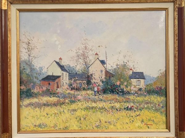 Paysage de Normandie, Caux – HST – 60×51 cm
