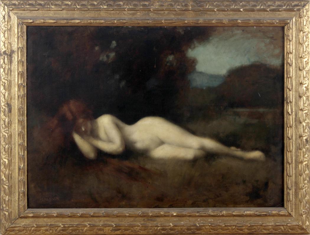 Nymphe à la source, study - O/C - 78 x 105 cm