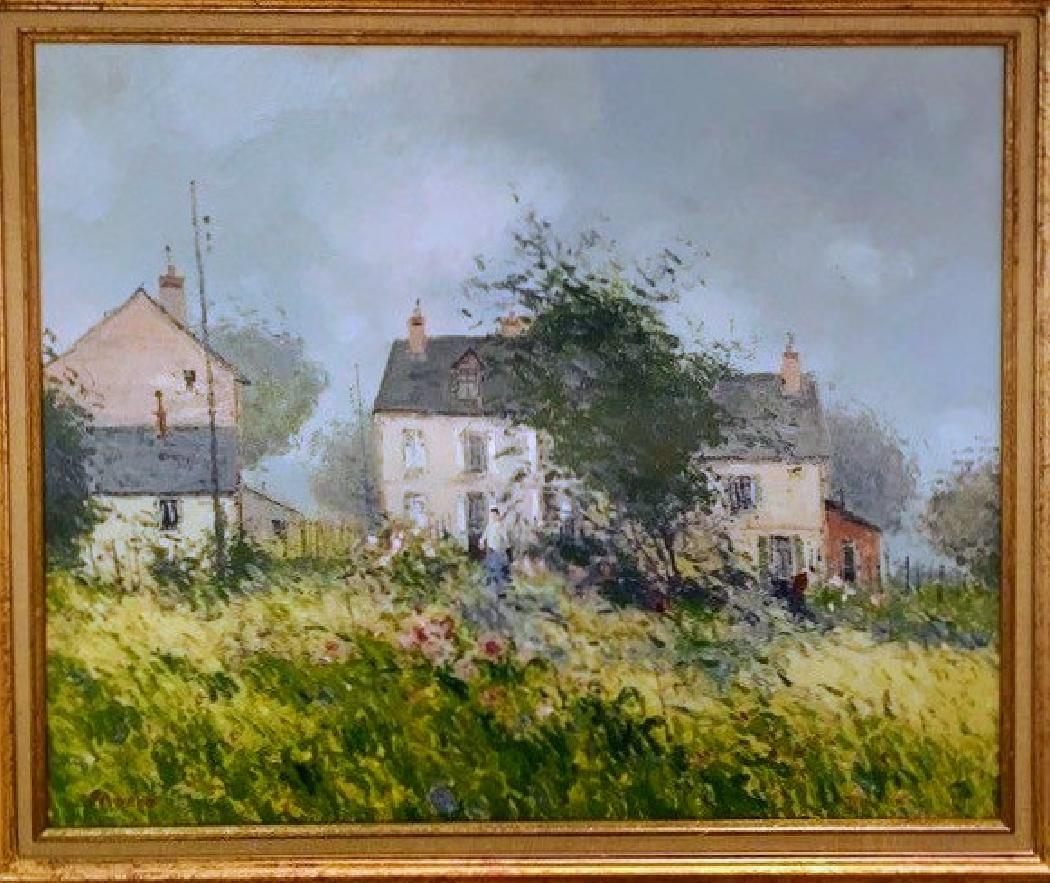 Le jardin d’été en Normandie – HST – 50 x 61 cm