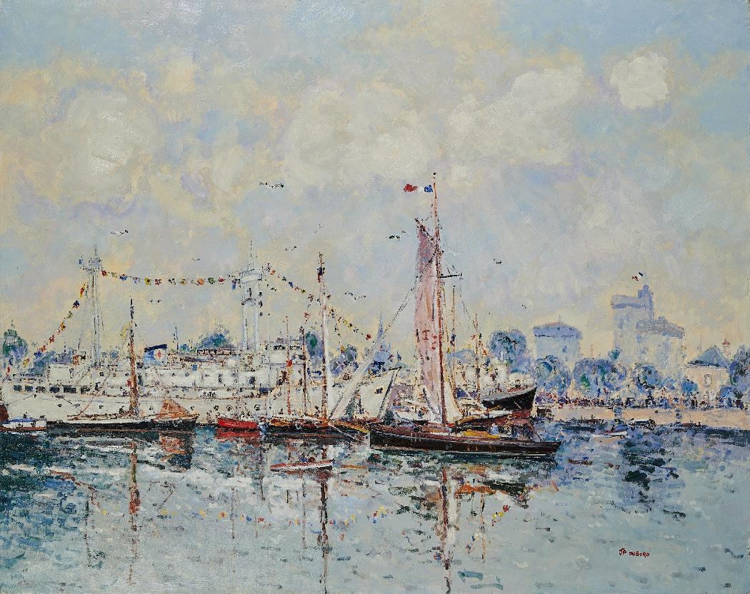 Le port de la Rochelle – HST – 73 x 92 cm